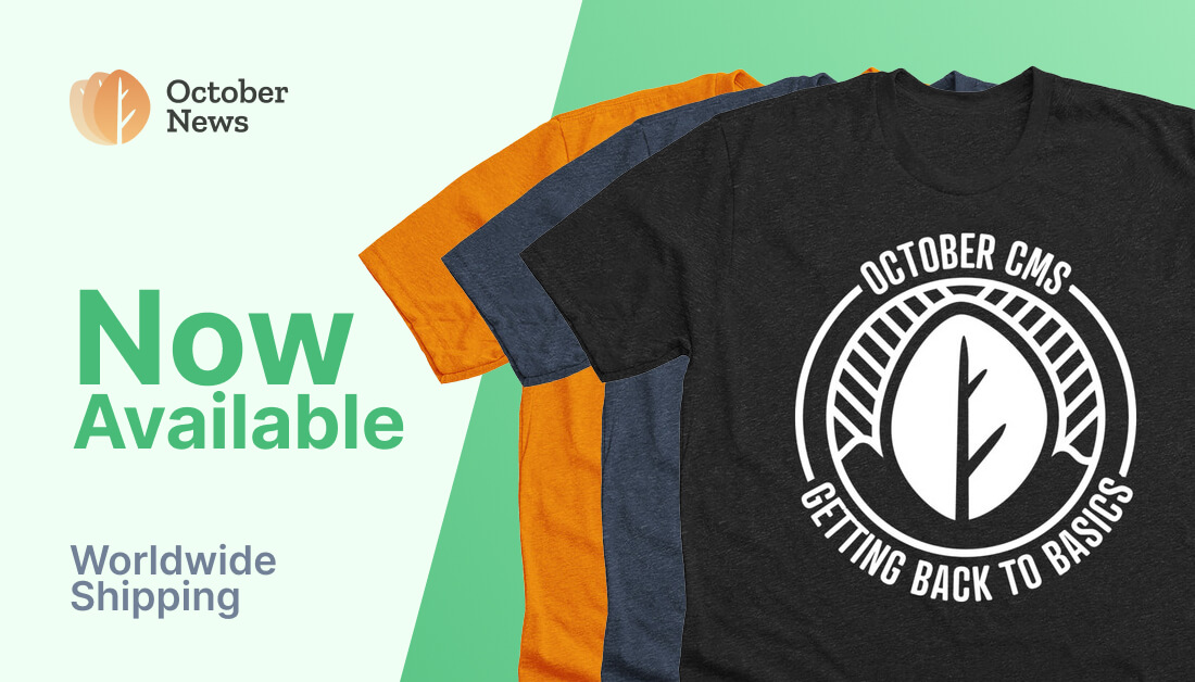 October News t-shirt campaign